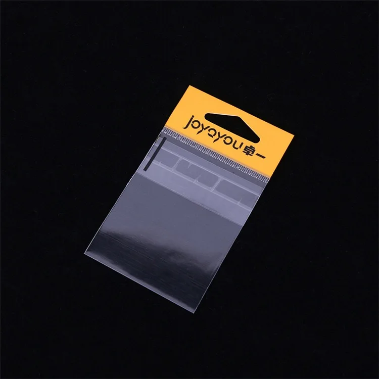 Hot sale custom logo printed plastic fish hook bag with card header