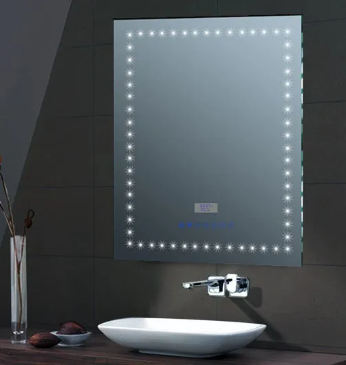 Fog Free Smart Illuminated Bathroom Mirror For Hotel Use