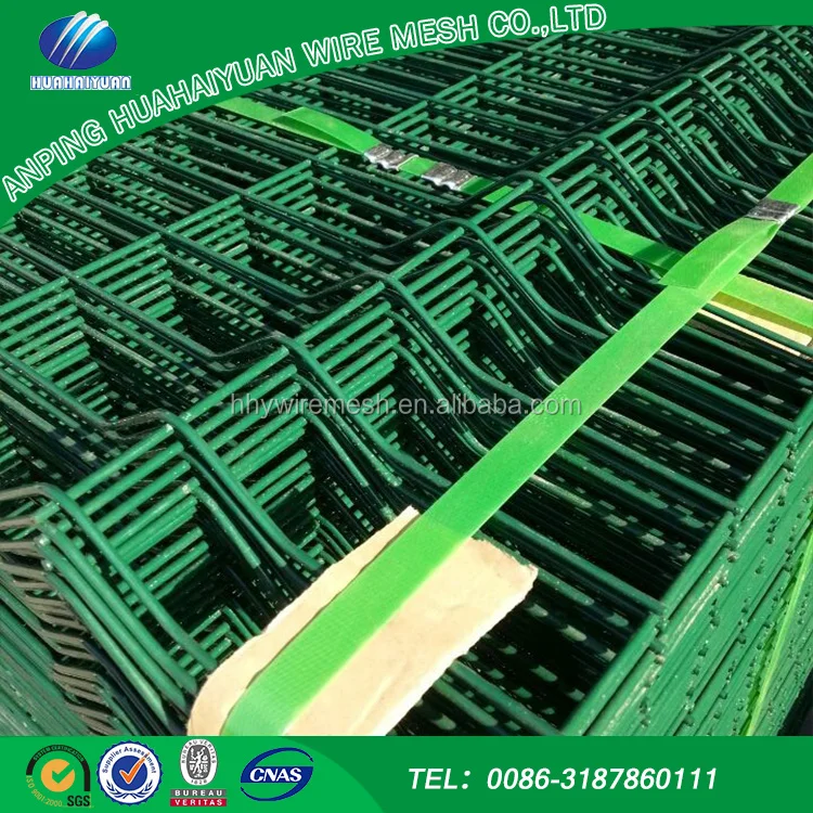 galvanised pvc coated Steel highway welded mesh fence panel