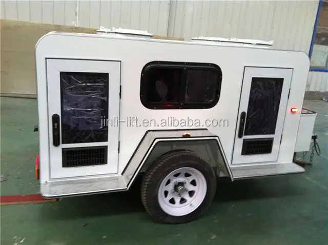manufacture camping trailer with caravan doors dog trailer China
