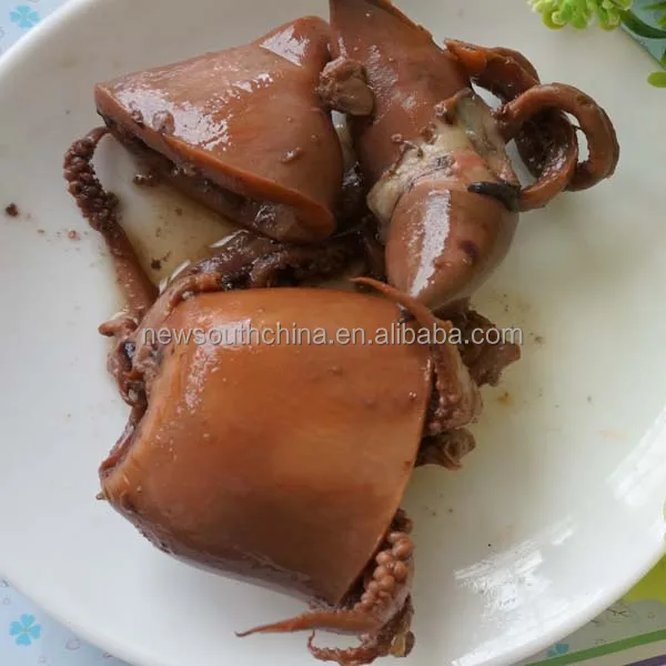 High quality canned squid with good taste 170g