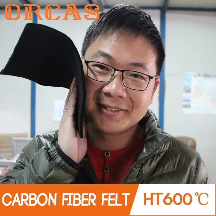 1.5mm Heat insulation material for industrial furnace carbon fiber felt