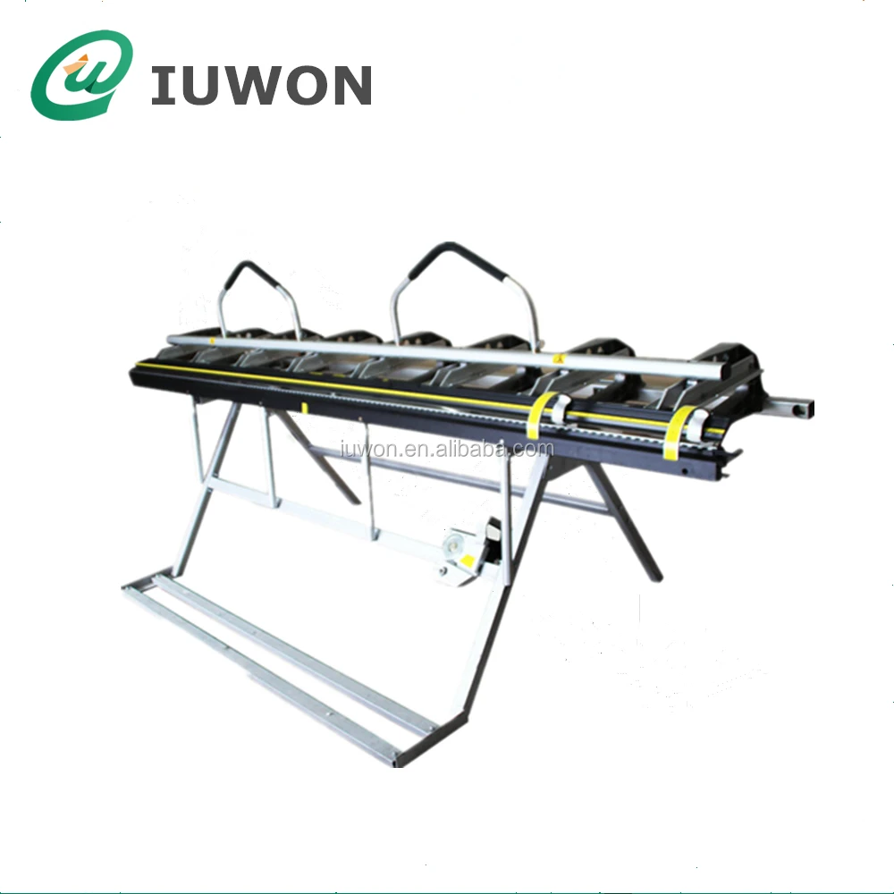 Thin Metal Sheet Manual Folding Machine with slitter