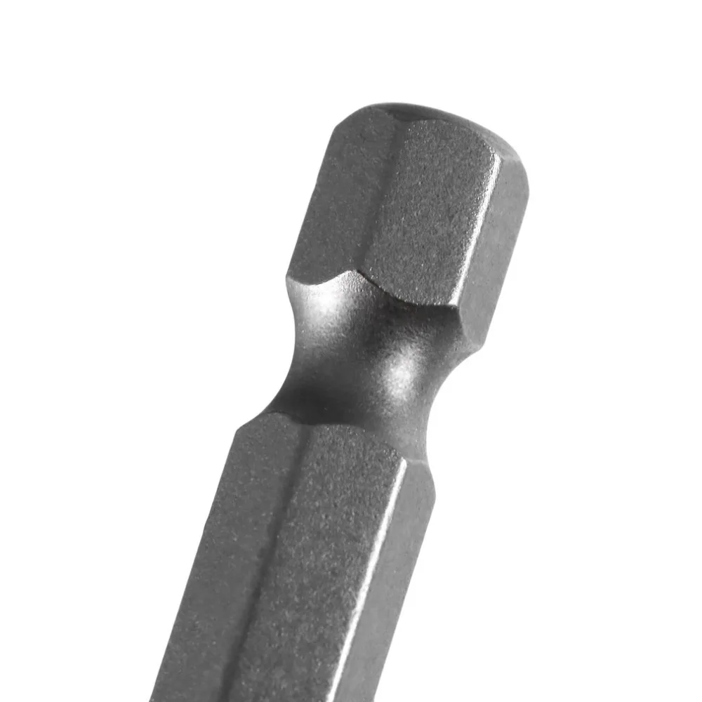 3PC Power Tool Accessories Hex Shank Sand Blasted Square Nut Driver 1/4' 3/8' 1/2' Square Nut Driver Extension Socket Adapter
