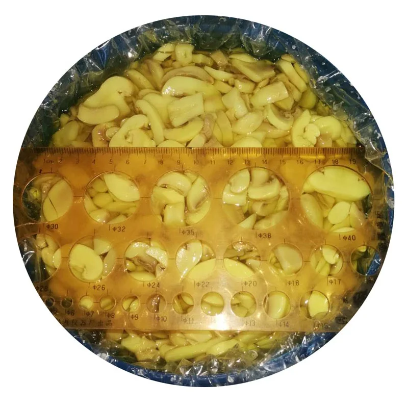 
D preserved mushroom in drum 