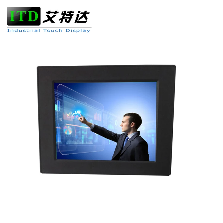 
 Сенсорный ЖК-экран 8,4 дюйма для встроенной системы управления яркостью от 0 до 100% IP65 спереди  