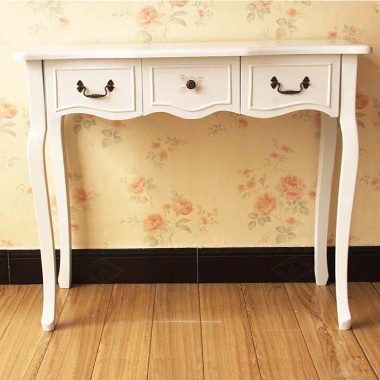 
D1710 Classic modern hotsale writing desk dresser study table make up antique 2 person reception desk 