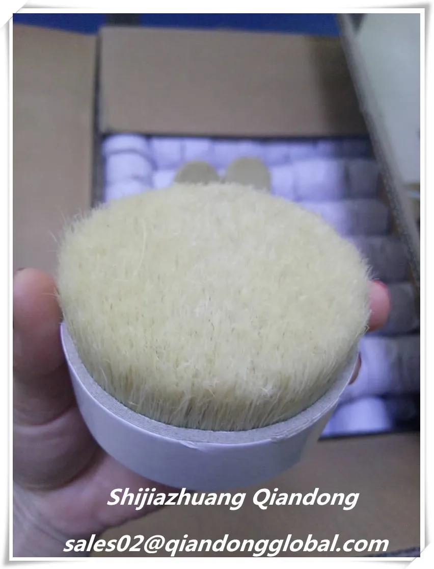 
38mm 90% Tops Bleached White Bristle Hair 