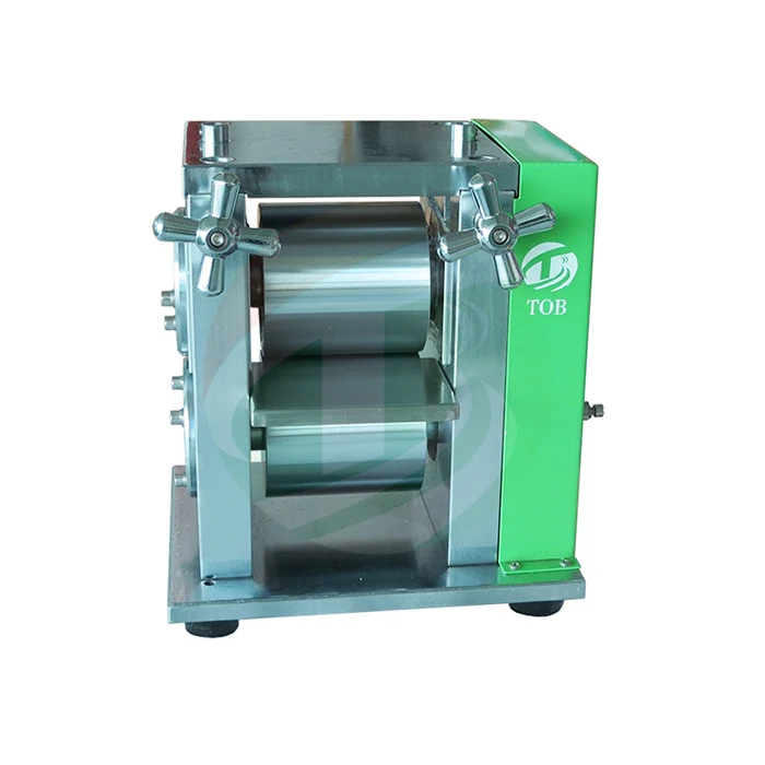 Lithium Battery lab calender Manual Rolling Press Machine For Electrode