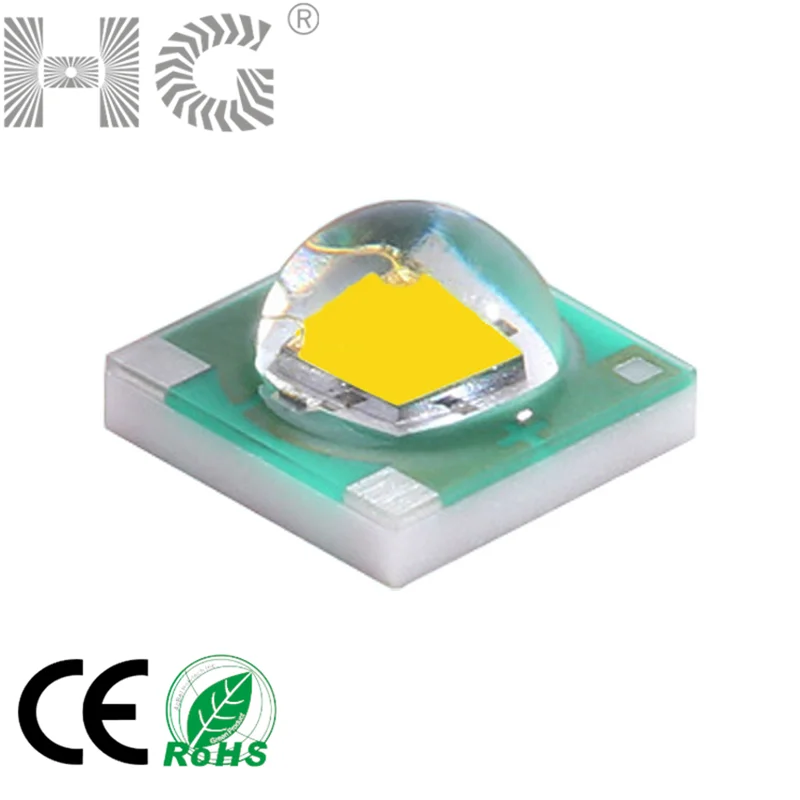 1W 3535 warm white SMD led ceramic substrate Epistar chip 33mil 80-120lm 3535 high power smd led diode