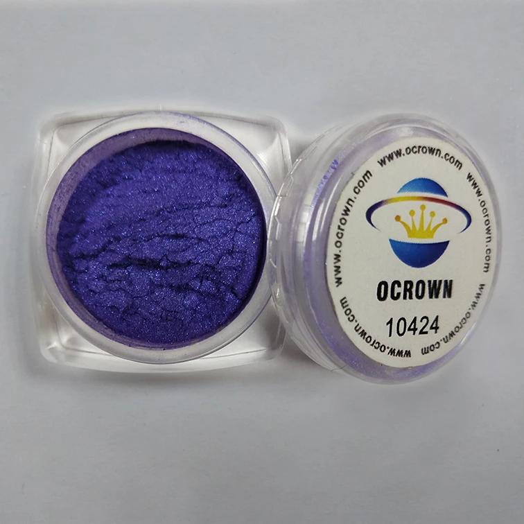Shimmer Loose Mica Powder Pearl Eyeshadow Pigments China Factory--violet Car Spray Paint Pigment