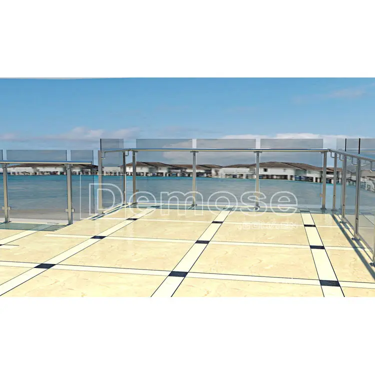 balcony guard plexiglass tempered glass fence panels