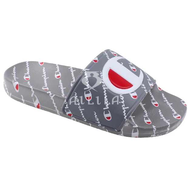 Newest Full printing customize slide slipper sandals