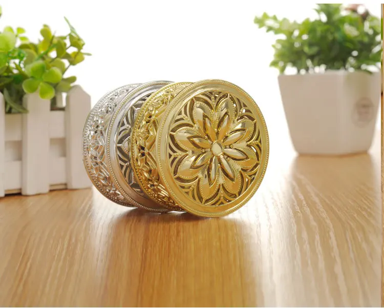 New Style Gold and Silver Chocolate Box Plastic Candy Box For Wedding