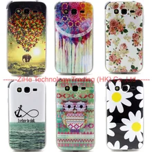 Cute Owl Flowers TPU Soft Case For SAMSUNG Galaxy Grand Duos i9082 & NEO i9060 I9063 Phone ShockProof Silicone Back Skin Cover