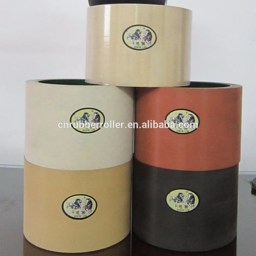 
Best Quality 6 inch brown iron drum rubber roller For Paddy Husking 
