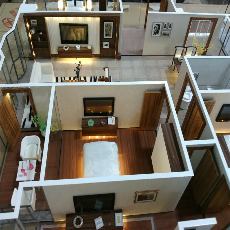 Architectural scale model maker of house interior layout interior scale model malaysia