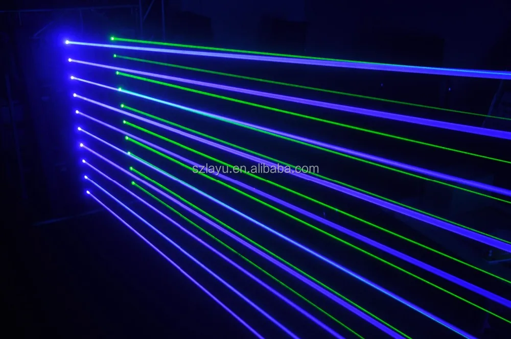 10 head professional DMX512 RGB laser array for club,laser show,stage,live show