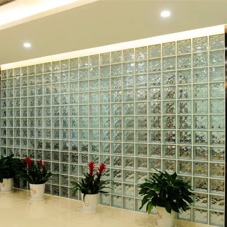 Строительный декоративный стеклянный блок