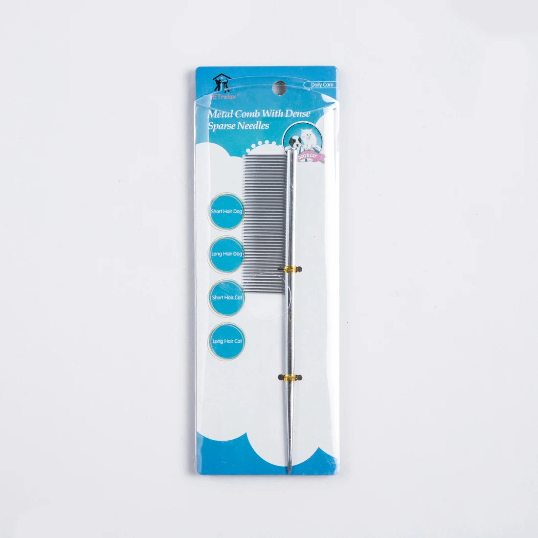 Manufacture Hot Sale Pet Pet Grooming Dog Metal Tail Comb