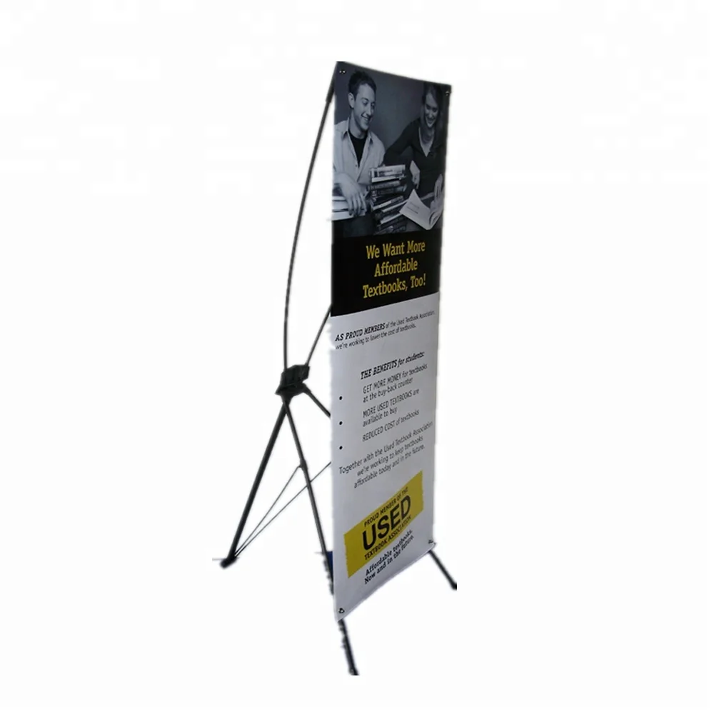 Special design foor standing banner aluminum frame lightweight butterfly X banner stand
