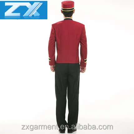 Модная Униформа Bellboy в западном стиле для Concierge Bellboy/униформа для отеля