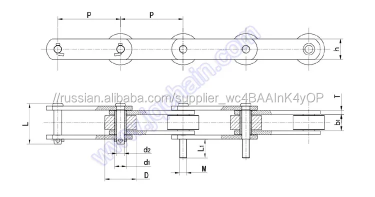 Пальмовое масло Цепи, Цепи передачи и Конвейерных Цепей
