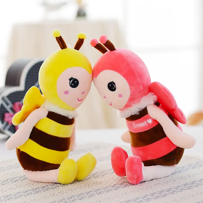 GRAVIM custom cute plush bee honey toy for kids