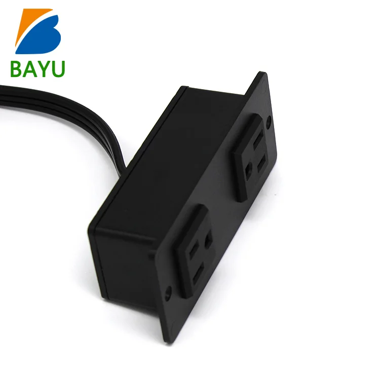 
Universal US Dual Electrical Multi Socket Extension Cord Power Outlets 