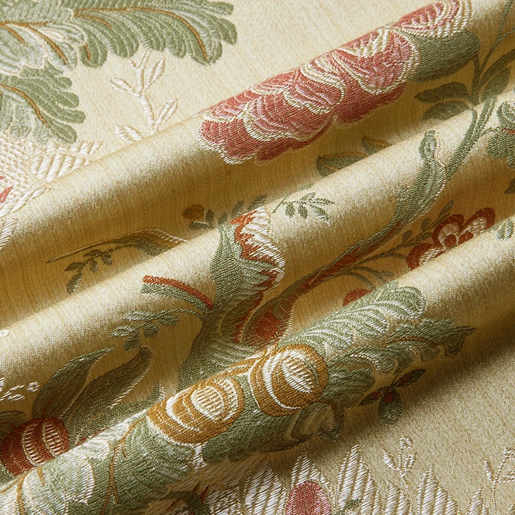 Custom Fancy Double Jersey Sofa Jacquard Fabric Textile Home Fabric For Curtain