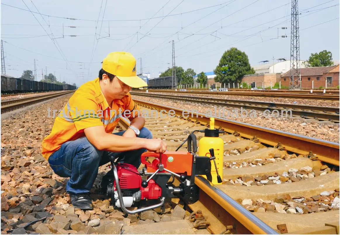 New Style Gasoline Engine Driving Ultra Light Steel Rail Drilling