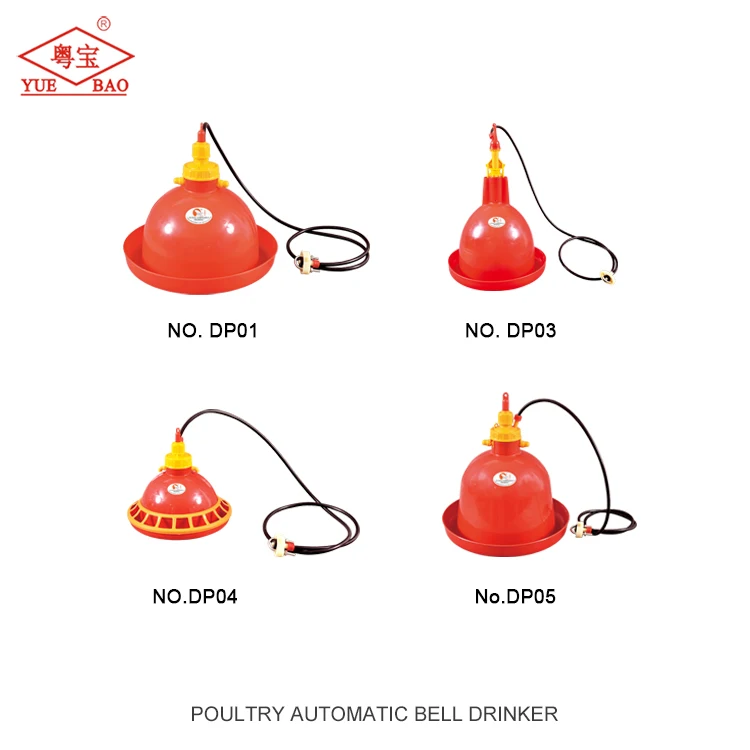 Multiple Types Farm Equipment Set Plastic Manual Automatic Trough Tray Pan Chicken Water Feeder Poultry Feeders And Drinkers