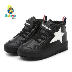 C6250 HUANQIU, оптовая продажа, зимние короткие плюшевые кроссовки для мальчиков и девочек, детские кроссовки