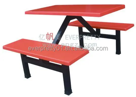 Simple Long Dining Desk For Public School Canteen Table
