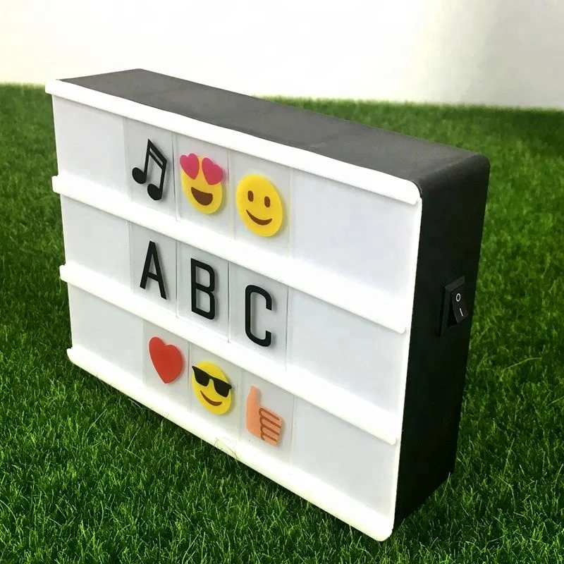 hot selling Mini Home Cinematic A6 Lightbox Letter light box
