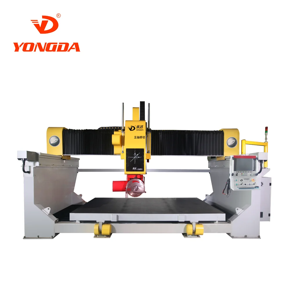 
YD3020B Yongda 5 Axis Bridge Cutting Machine marble granite bridge saw cnc 3D stone bridge saw engraving machine for sale 