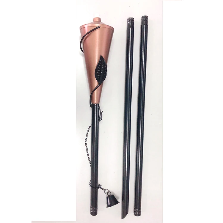 Outdoor 5FT Pwder Coated Metal Garden Torch Tiki Torch