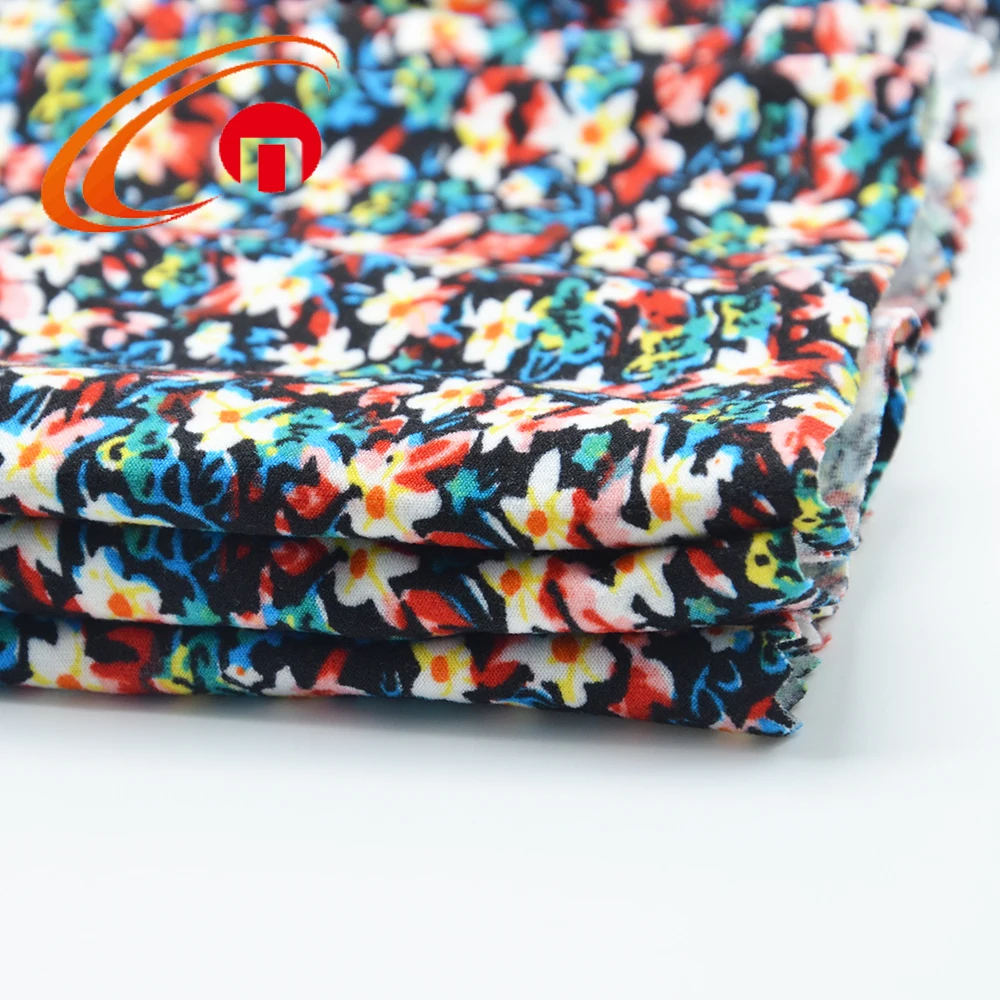 
Chunnuo Textile Shaoxing Printed Brushed Polyester Spandex Manufacturer 