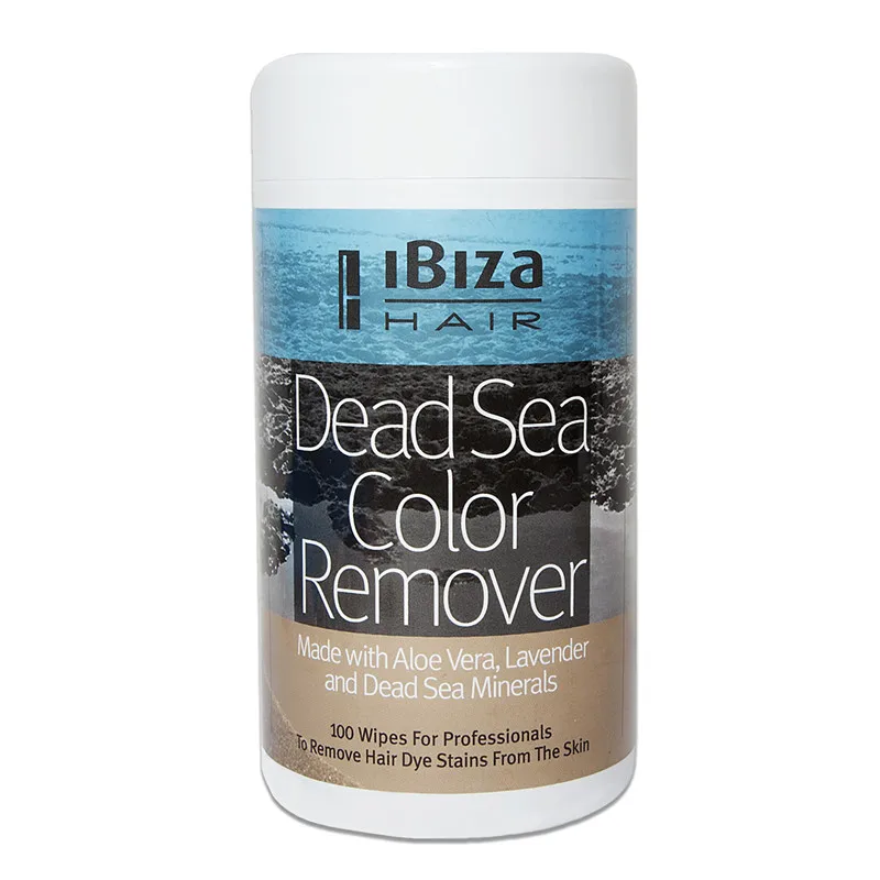 Dead sea mineral hair stain remover wipes