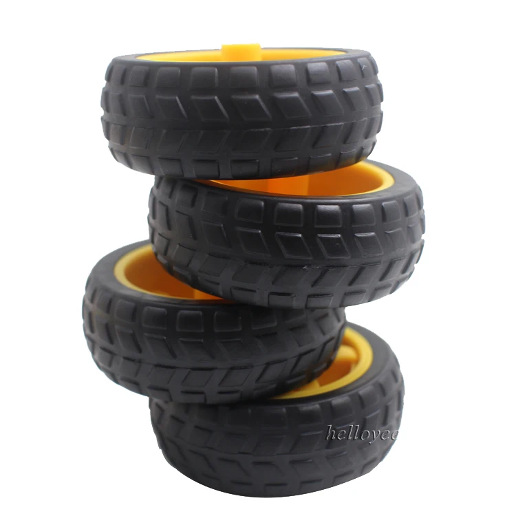 School Project Educational Smart Robot 4wd Car Chassis DIY Kits With 4AA Battery Holder