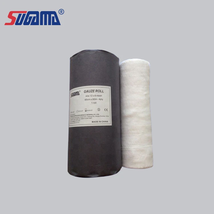 wound dressing sterile cotton absorbent gauze roll