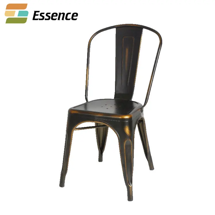 Well Designed industrial metal dining chair chairs wholesale white