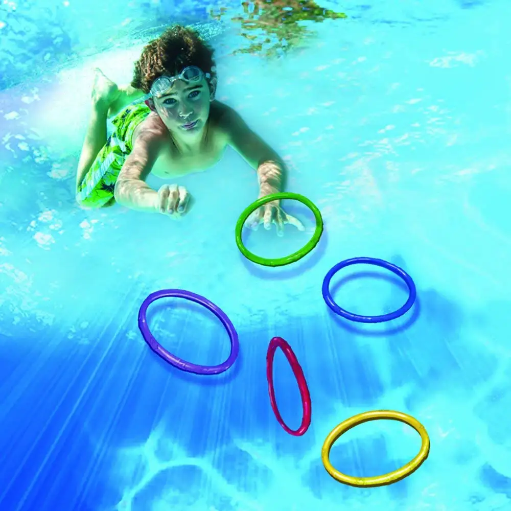 Ultimate Dive Set for Diving/Swimming Pools Featuring Diving Rings