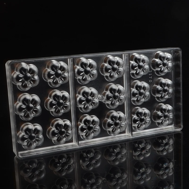 Polycarbonate Candy Jelly Chocolate Mould Pc Tray Pastry Covers Dessert Lids For Gold With Table