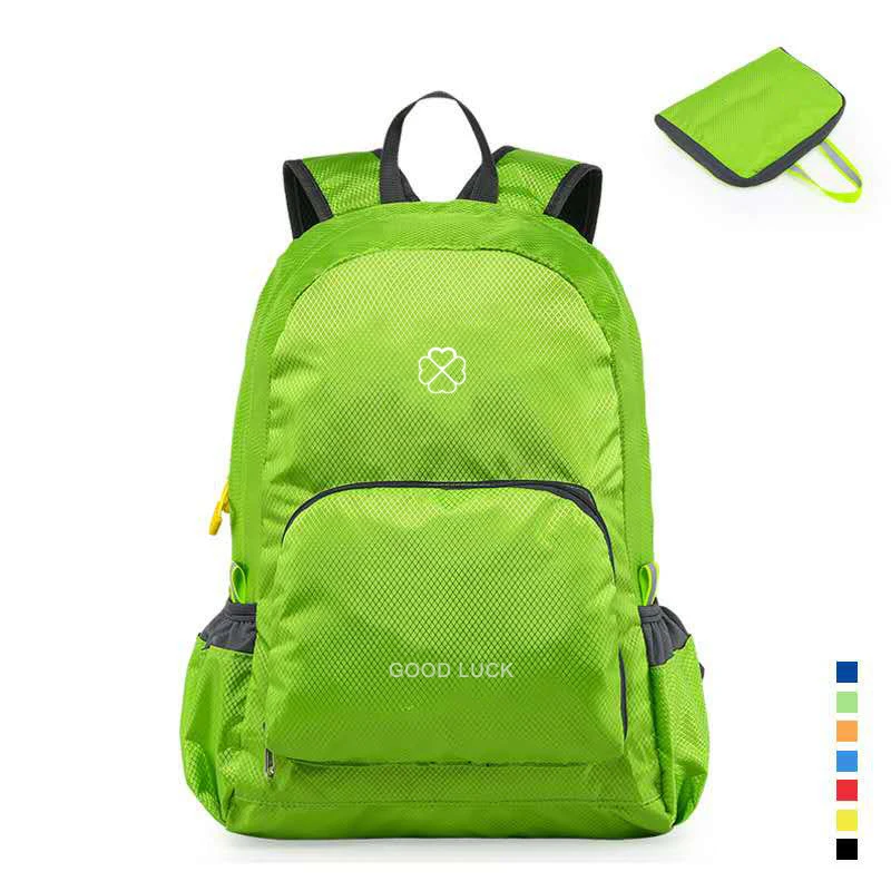 Promotional Custom Travel Lightweight Nylon Hiking Waterproof  Foldable Backpack Hiking Mountaineering Backpack Waterproof