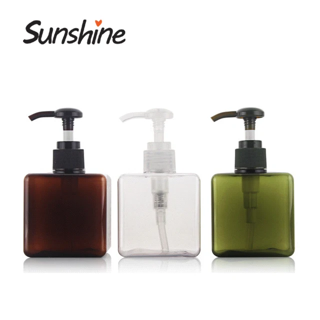 Clean empty bottle 250ml plastic hand wash hand lotion bottle