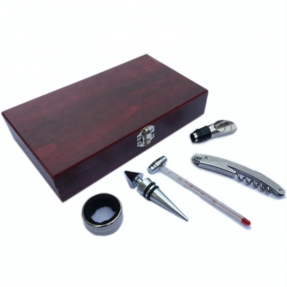 The opener wine tool gift set with wooden box