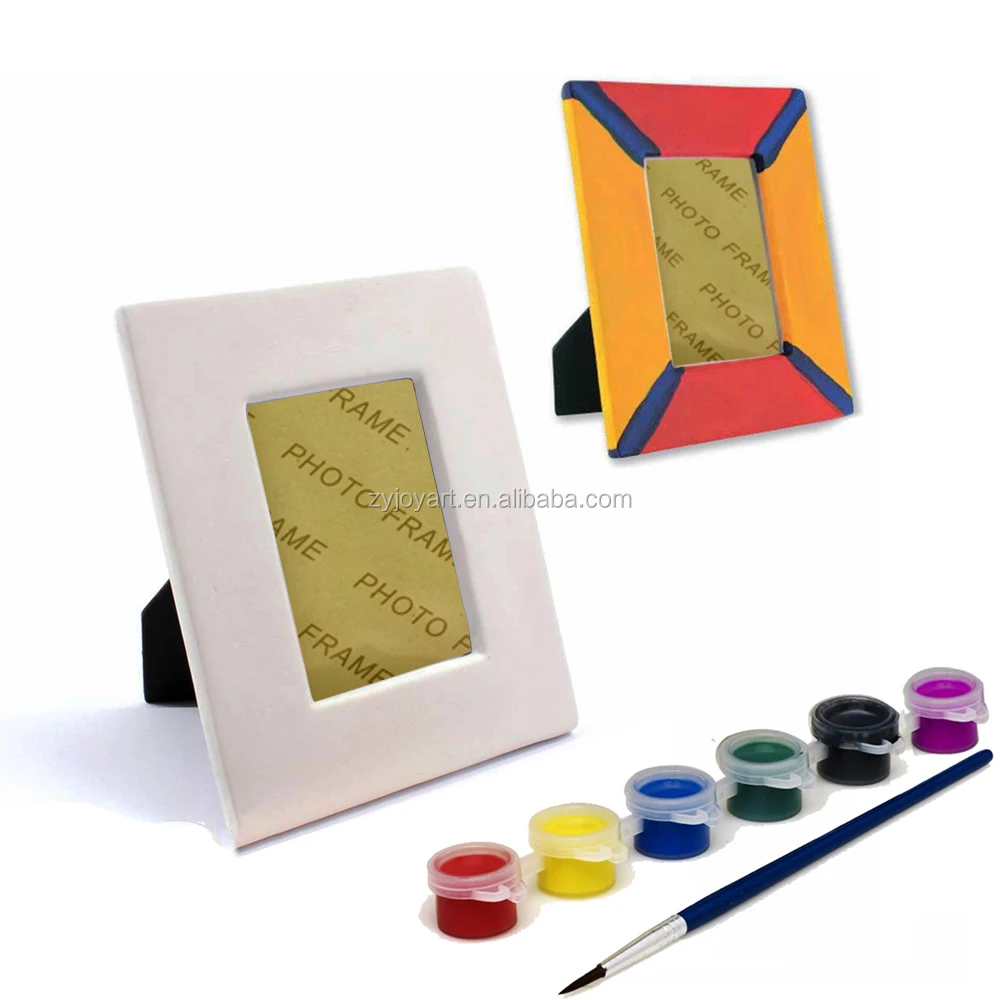 DIY Painting Ceramic Picture Photo Frame for home deco