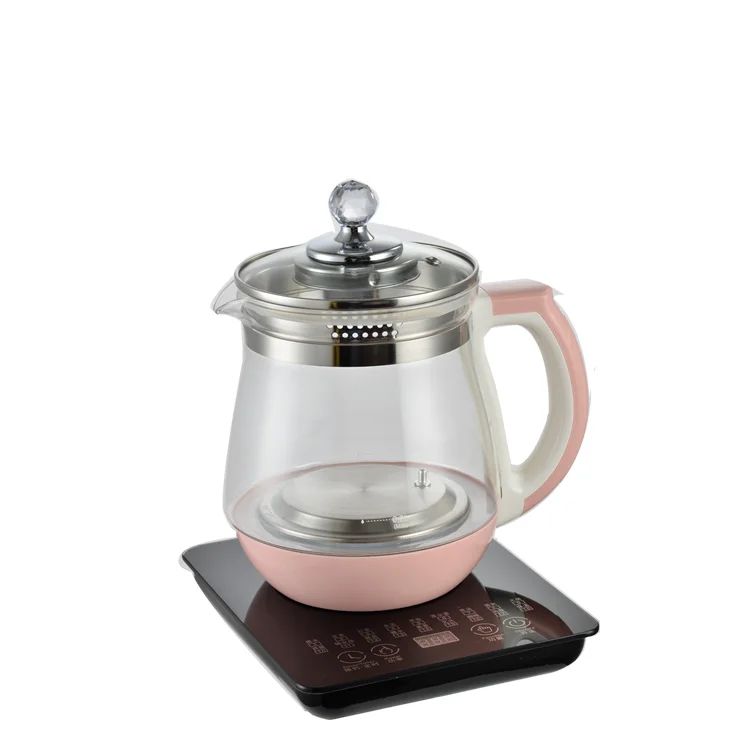 Еда класс 1.7L беспроводной термометр Нержавеющая сталь Чай воды чайник в отеле