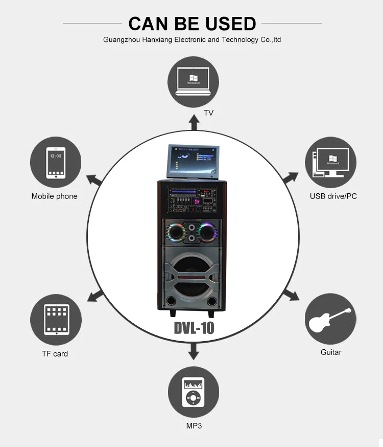 10 дюймов СВЕТОДИОДНЫЙ экран Многофункциональный Беспроводной Wi-Fi DVD Динамик